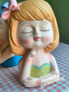 小仙女阳台庭院北欧风多肉种植园艺花盆摆件Little fairy balcony courtyard Nordic style planting flower pot ornaments/Halaman balkoni peri kecil menanam hiasan pasu bunga gaya Nordic