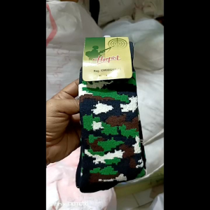 Kaos Kaki PDL loreng Malvinas merk Harpist