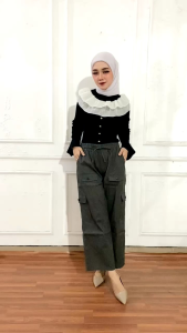 Celana Cargo Wanita: Bahan Kualitas Tinggi & Desain Nyaman
