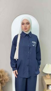 HOT ITEMS🔥SET SUIT BIHAN EXCLUSIVE/SET BLOUSE RIBEN PANTS/BLOUSE SET FREE SIZE/SET CASUAL MUSLIMAH MATERIAL COTTON