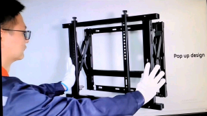 PEACEMOUNTS MV-70 32-70 LCD Spring Pop-out Micro-Adjustment Tilt Video TV Wall Bracket