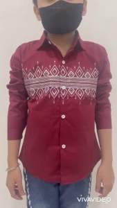 kemejagrosir 3WARNA HEM ANAK LENGAN PANJANG MOTIF BATIK PREMIUM/KEMEJA ANAK KECE ARLO