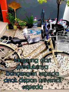 Kursi Boncengan Sepeda Anak Depan Universal Termurah & Kualitas No 1