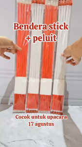 1PCS ECER BENDERA MERAH PUTIH stick peluit stik dirgahayu ri hut republik indonesia 79 dekorasi hiasan aksesoris foto anak sekolah kemerdekaan 17 agustus 1945 photobooth karnaval konvoi lomba jalan sehat
