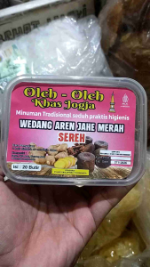 Wedang tradisional praktis - Wedang aren jahe sereh - isi 20 butir - oleh-oleh Jogja
