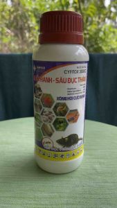 Thuốc trừ sâu Cyfitox 300ec - muỗi hành sâu đục thân ( chai 450ml ) xông hơi cực mạnh