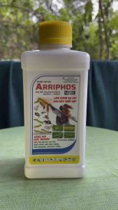 Thuốc trừ sâu Arriphos 40ec - Lâm xung ra tay ( chai 450ml ) chuyên trị bọ xít  bọ trĩ ruồi vàng  rệp sáp  sùng sâu khoang sâu đục thân..