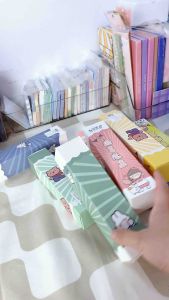 [aestheticstuff] Lucky Box Pulpen Aesthetic Random Alat Tulis Pena Pencet Pena Puffy Isi Refill Pena Hadiah Korean Style