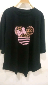 Kaos Oversize Wanita & Kaos Wanita Lengan 3/4 LD 120 PJ 70