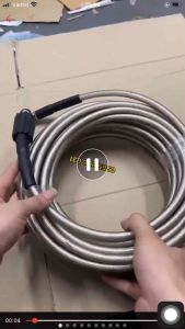 Dây Thông Tắc Cống Bằng Áp Lực Nước-Sử dụng bằng máy rửa xe-có các cỡ dây 10m-15m-20m-25m-30m