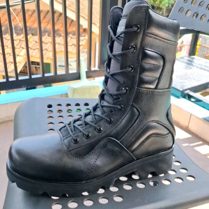 SEPATU LARAS PDL BAHAN KULIT ASLLI TNI POLRI