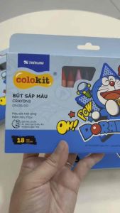 Bút Sáp 10/18/24 màu Colokit Doraemon CR-C05/ CR-C06/Do Thiên Long