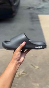 SANDAL SLOP POSEE PRIA SANDAL SLIDE SANDAL SLIP ON COWOK KARET EMPUK