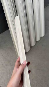 รั้วทรงโค้ง เมทัลชีทลายไม้ หน้า 10.5 ซม หนา0.35 มิล (1ชุดมี6แผ่น)