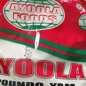 AYOOLA POUNDO YAM FLOUR. Farine digname/ Garin sakwara . 0.9kg/2 lbs. get ready in 5 minutes