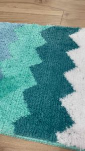 [LAST CLEARANCE PRICE]  Bath/ Floor Mat Diamond Shading 【40 x 60cm】