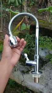 Kran Angsa Flexible Kepala Besar ZZ ONE Model Tanam Kitchen Sink