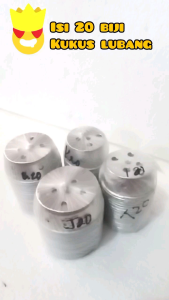 PROMO ISI 20 BIJI- CETAKAN BOLU KUKUS MANGKOK UKURAN PENDEK BAHAN ALUMUNIUM