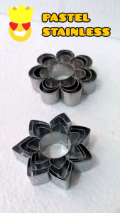 PROMO CETAKAN PASTEL MOTIF BINTANG DAN MAWAR BAHAN STAINLESS