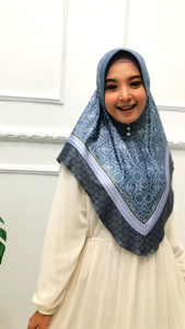 Hijab Instan Bergo Motif Terbaru Nutup Dada