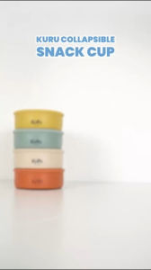Kuru Baby Silicone Snack Cup | Tempat Makan Silikon Anak Bayi