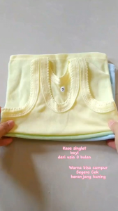 6 Pcs Singlet Anak Termurah / Pakaian Dalam Anak Laki-Laki & Perempuan