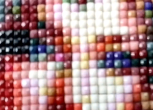 ภาพวาดติดเพชรแฮนด์เมด เทพธิดาแห่งบุปผา Floral Goddess ขนาด 40×50 ซ.ม. พร้อมแขวน