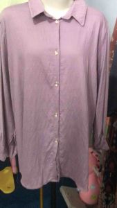 KEMEJA POLOS TANGAN BALON WANITA / ATASAN KEMEJA POLOS WANITA