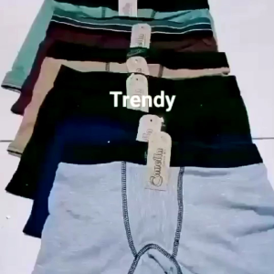 Celana Dalam Boxer Anak Laki Lusinan 12 pcs Polos Remaja Cowok Sd Smp Katun Melar