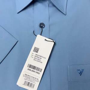 (1M2370)Áo sơ mi viettien ngắn tay lai bầu