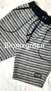 Celana Pendek Pria Dewasa Santai Bebyteri Salur Pinggang Rib