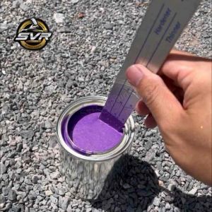 สีพ่นรถยนต์ สีม่วงพาสเทลมุกทอง ( มุกทองไดม่อนเกล็ดพิเศษ ) Svrcarpaint