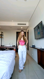 NySecret Halter Corset Top bra  atasan wanita pakaian wanita korean style