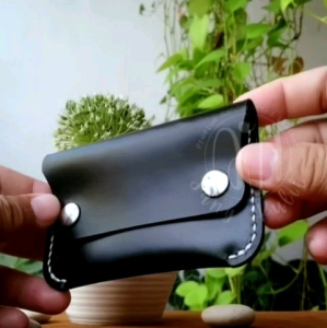 Dompet Koin Receh Kartu 2 Snap | Coin Card Wallet Kulit Sapi Premium