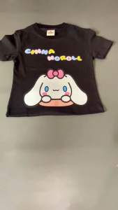 Baju Kaos Anak Perempuan Usia 1-8 Tahun Gambar Cinnamoroll/Melody/Minnie Kartun Lucu Bahan Tebal