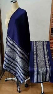 Tumtuman tanpa sambung ungu kombinasi kain songket wanita