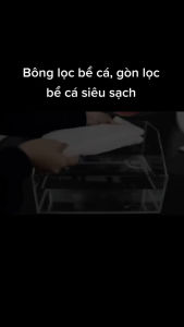 Bông Lọc Nước Bể Cá 60x13.5x3cm. Bông Lọc Nước Hồ Cá Phụ Kiện Hồ Cá