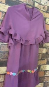 GAMIS MUSLIM ANAK PEREMPUAN 1-10 TAHUN/BAJU ANAK SET KERUDUNG BAHAN ADEM CRINKLE AIRFLOW/GAMIS LUCU GEMES RENDA
