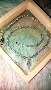 ⚡Sale⚡สร้อยคอพร้อมจี้เพชรCz