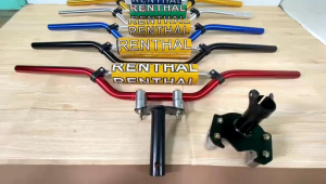 Stang Rhenthal cnc import+busa stang+dudukan/adaftor stang