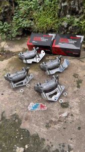 Kaliper M432 GP Set Breket Ukuran Disc 300 & 320 mm PNP Ninja R RR SS Serpico Mega pro Tiger Sonic Old Satria Fu M50 GP4RX