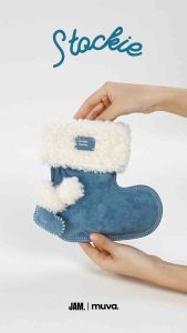 JAM | MUVA - Stockie - กระเป๋าสะพายครอสบอดี้ หนังกลับสังเคราะห์ ทรงถุงเท้า