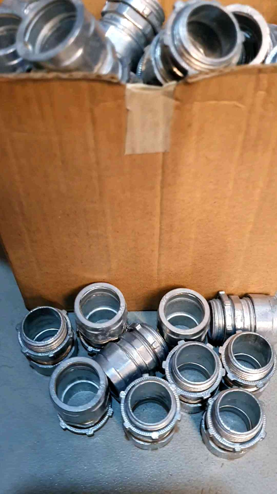 EMT Connector 1/2\" Compression Type Durable Materials (per piece price)