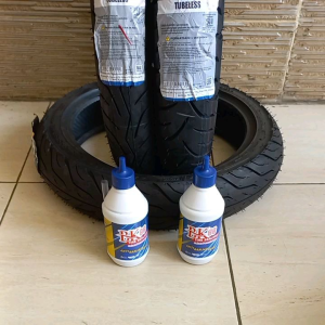 Ban IRC Tubles Ring 14 Ban Luar Motor Matic Beat Vario Free Cairan dan Pentil