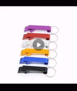 ที่เปิดขวดพกพา พวงกุญแจที่เปิดขวด ที่เปิดขวดเล็กกะทัดรัด ที่เปิดกระป๋อง ที่เปิดขวดอะลูมิเนียม พวงกุญแจของชำร่วย ที่เปิดขวดราคาถูก