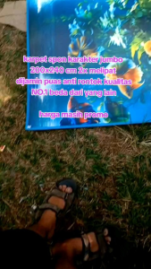 KARPET SPON JUMBO 200X230 CM TEBAL 3 MILI 2X MELIPAT