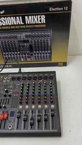 Mixer Audio Microverb Election 12 8 election12 8/12channel with Soundcard Usb Effect