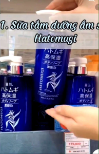 800ml-Sữa tắm Hatomugi Chiết Xuất Ý Dĩ Làm Sáng Da 800ml |