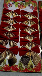 12 pcs Pita aksesoris pohon natal / hiasan pohon natal mini Christmas tree