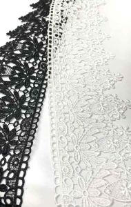 1 mét ren chỉ 12cm Loại dày dùng trang trí quần áo thời trang.